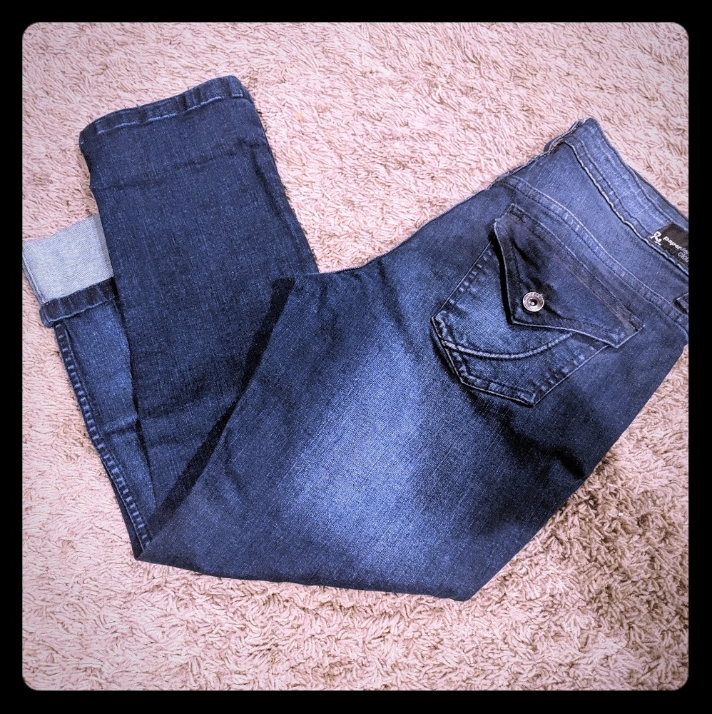 Low Rise Paper Denim & Cloth Jeans